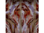 Obrazová vliesová tapeta achát s metalickými pruhy Z8086 Philipp Plein, Zambaiti Parati