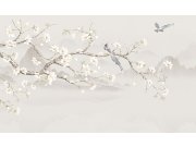 Luxusní vliesová obrazová tapeta na zeď, Rozkvetlá větvička Sakury, Z34985, Elie Saab 