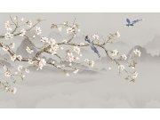 Luxusní vliesová obrazová tapeta na zeď, Rozkvetlá větvička Sakury, Z34982, Elie Saab 