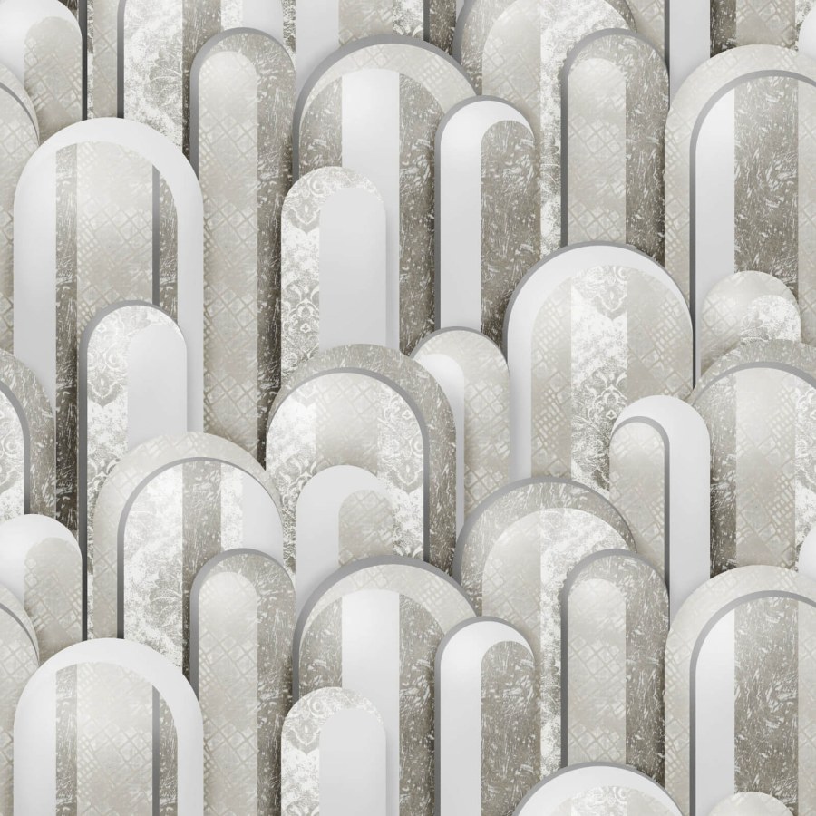 Luxusní geometrická vliesová obrazová tapeta na zeď, arkády, Z18977, Trussardi 7, Zambaiti Parati - Trussardi