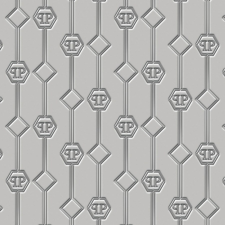 Šedá obrazová vliesová tapeta Z8099 Philipp Plein, Zambaiti Parati - Vliesové tapety