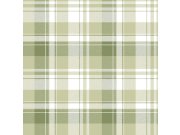 Tapety Yara Parato by Cristiana Masi - Vliesová tapeta na zeď, zelená, imitace tartanové látky, 8388, Blooming Garden 2, Parato by Cristiana Masi Vliesová tapeta na zeď, zelená, imitace tartanové látky, 8388, Blooming Garden 2, Parato by Cristiana Masi