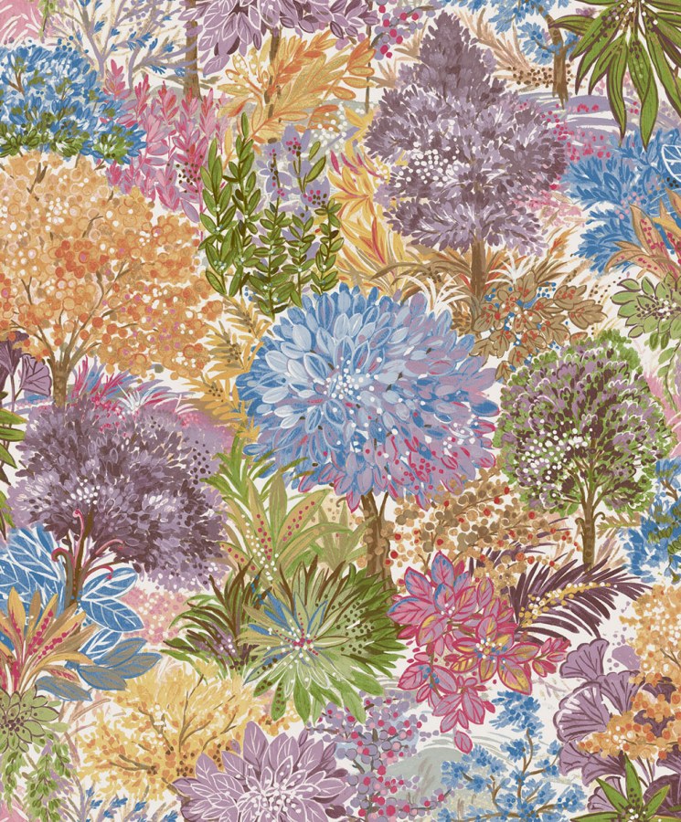 Tapety Yara - Grandeco - Vliesová tapeta na zeď, stromy, A78601, Inia, Grandeco Vliesová tapeta na zeď, stromy, A78601, Inia, Grandeco - Grandeco