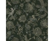 Vliesová tapeta na zeď, zelená, květiny, zvířata, 143238, Jaipur, Graham Brown Premium