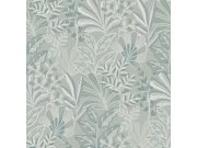 Vliesová tapeta na zeď, tyrkysová, listy, 142322, Jaipur, Graham Brown Premium