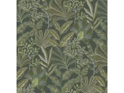 Vliesová tapeta na zeď, zelená, listy, 142320, Jaipur, Graham Brown Premium Tapety Yara - Graham & Brown Premium