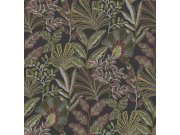 Vliesová tapeta na zeď, černá, listy, 142318, Jaipur, Graham Brown Premium