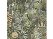 Vliesová tapeta na zeď, zelená, džungle, zvířata, 142316, Jaipur, Graham Brown Premium