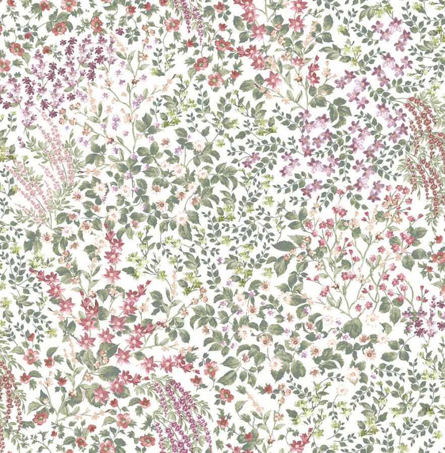 Vliesová tapeta na zeď, bílá, květiny, 142353, Allurium, Graham Brown Premium - Graham & Brown Premium