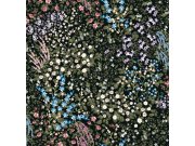 Vliesová tapeta na zeď, černá, květiny, 142351, Allurium, Graham Brown Premium Tapety Yara - Graham & Brown Premium