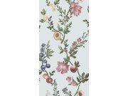 Vliesová tapeta na zeď, modrá, větvičky, květiny, 142343, Allurium, Graham Brown Premium Tapety Yara - Graham & Brown Premium