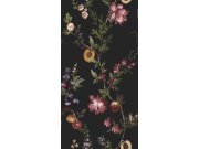 Vliesová tapeta na zeď, černá, větvičky, květiny, 142337, Allurium, Graham Brown Premium Tapety Yara - Graham & Brown Premium