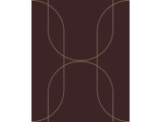 Grafická vliesová tapeta na zeď, vínová, 142061, Allurium, Graham Brown Premium Tapety Yara - Graham & Brown Premium