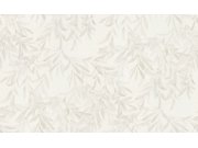 Vliesová tapeta na zeď, bílo-šedá, listy, 74031, Armonia, Emiliana Parati Tapety Yara - Emiliana Parati