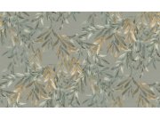 Vliesová tapeta na zeď, šedá, listy, 74030, Armonia, Emiliana Parati Tapety Yara - Emiliana Parati