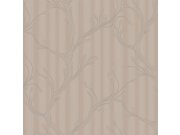 Luxusní vliesová tapeta na zeď, hnědá, větvičky s listy, Z16713, Murella 100, Zambaiti Parati