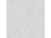 Luxusní vliesová tapeta na zeď, šedo-béžová, listy, Z16711, Murella 100, Zambaiti Parati