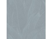 Luxusní vliesová tapeta na zeď, šedo-stříbrná, listy, Z16710, Murella 100, Zambaiti Parati