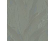 Luxusní vliesová tapeta na zeď, tyrkysovo-zlatá, listy, Z16701, Murella 100, Zambaiti Parati