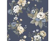 Vliesová tapeta na zeď, modrá, květiny, 8332, Blooming Garden 2, Parato by Cristiana Masi Tapety Yara - Parato by Cristiana Masi