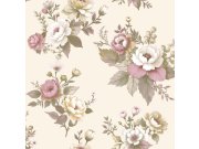 Vliesová tapeta na zeď, béžová, květiny, 8330, Blooming Garden 2, Parato by Cristiana Masi