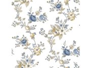 Tapety Yara Parato by Cristiana Masi - Vliesová tapeta na zeď, modrá, květiny, 8327, Blooming Garden 2, Parato by Cristiana Masi Vliesová tapeta na zeď, modrá, květiny, 8327, Blooming Garden 2, Parato by Cristiana Masi