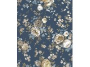 Vliesová tapeta na zeď, modrá, květiny, 8313, Blooming Garden 2, Parato by Cristiana Masi Tapety Yara - Parato by Cristiana Masi