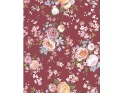 Vliesová tapeta na zeď, červená, květiny, 8312, Blooming Garden 2, Parato by Cristiana Masi