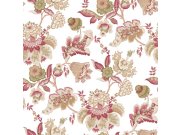 Vliesová tapeta na zeď, hnědo-vínová, květiny, 8302, Blooming Garden 2, Parato by Cristiana Masi