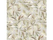 Vliesová tapeta na zeď, šedá, listy, 2002, Rio, Parato by Cristiana Masi