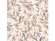 Vliesová tapeta na zeď, hnědo-béžová, listy, 2001, Rio, Parato by Cristiana Masi Tapety Yara - Parato by Cristiana Masi