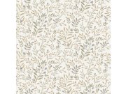 Vliesová tapeta na zeď, šedo-béžová, větvičky, A78802, Inia, Grandeco