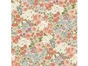 Vliesová tapeta na zeď, růžová, květiny, A80502, Inia, Grandeco Tapety Yara - Grandeco