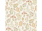 Vliesová tapeta na zeď, růžová, květiny, A80102, Inia, Grandeco Tapety Yara - Grandeco