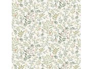 Vliesová tapeta na zeď, zelená, větvičky, A78801, Inia, Grandeco Tapety Yara - Grandeco