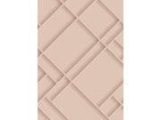 Tapety Yara Origin - Vliesová obrazová tapeta na zeď, růžová, imitace obložení, 357335, 3D Reflections, Origin Vliesová obrazová tapeta na zeď, růžová, imitace obložení, 357335, 3D Reflections, Origin