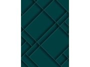 Vliesová obrazová tapeta na zeď, tyrkysová, imitace obložení, 357333, 3D Reflections, Origin