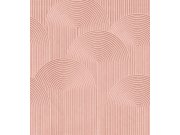 Tapety Yara Origin - Vliesová obrazová tapeta na zeď, růžová, grafický vzor, 357329, 3D Reflections, Origin Vliesová obrazová tapeta na zeď, růžová, grafický vzor, 357329, 3D Reflections, Origin