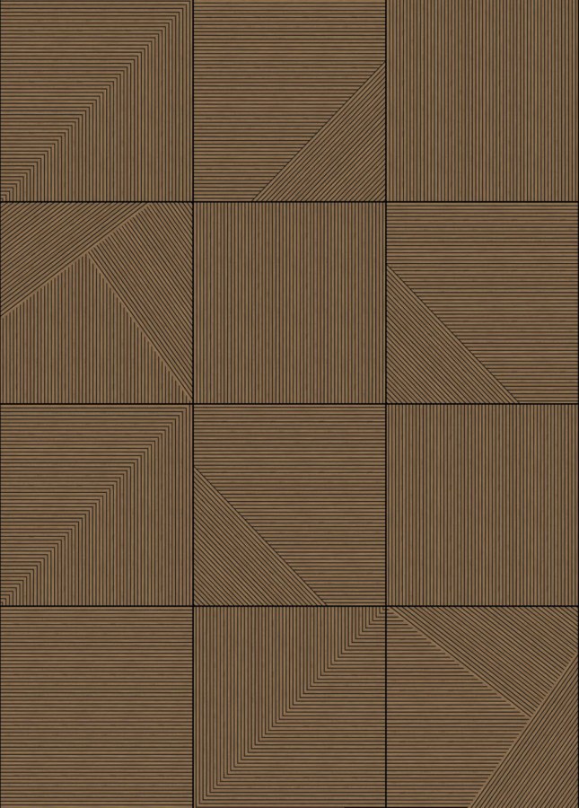 Vliesová obrazová tapeta na zeď, hnědá, grafický vzor, 357315, 3D Reflections, Origin - Origin