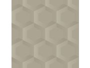 Tapety Yara Origin - Vliesová tapeta na zeď, béžová, hexagony, 348019, 3D Reflections, Origin Vliesová tapeta na zeď, béžová, hexagony, 348019, 3D Reflections, Origin