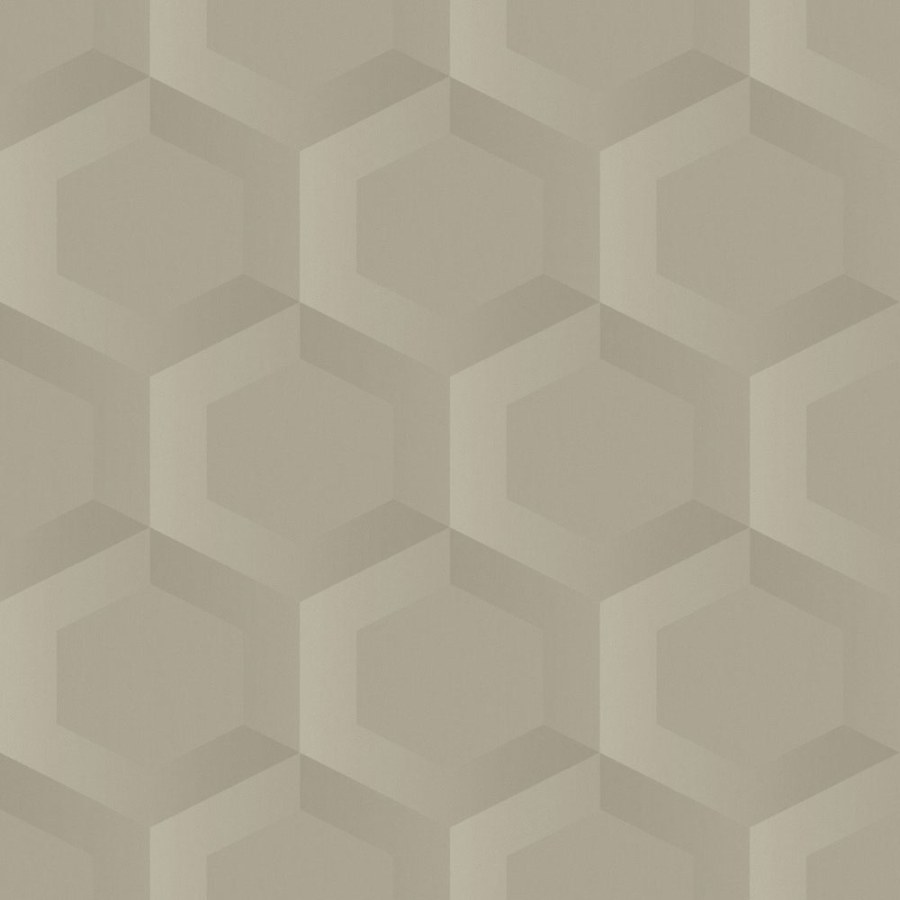 Tapety Yara - Origin - Vliesová tapeta na zeď, béžová, hexagony, 348019, 3D Reflections, Origin Vliesová tapeta na zeď, béžová, hexagony, 348019, 3D Reflections, Origin - Origin