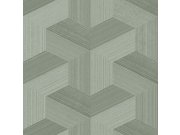 Tapety Yara Origin - Vliesová tapeta na zeď, zelená, grafický vzor, 347951, 3D Reflections, Origin Vliesová tapeta na zeď, zelená, grafický vzor, 347951, 3D Reflections, Origin