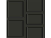 Tapety Yara Origin - Vliesová tapeta na zeď, černá, 3D efekt obložení, 347861, 3D Reflections, Origin Vliesová tapeta na zeď, černá, 3D efekt obložení, 347861, 3D Reflections, Origin