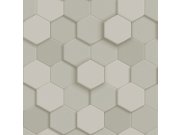 Vliesová tapeta na zeď, šedá, hexagony, 347850, 3D Reflections, Origin Tapety Yara - Origin