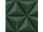 Vliesová tapeta na zeď, zelená, 3D grafický vzor, 347818, 3D Reflections, Origin Tapety Yara - Origin