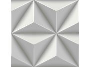 Vliesová tapeta na zeď, šedá, 3D grafický vzor, 347815, 3D Reflections, Origin Tapety Yara - Origin