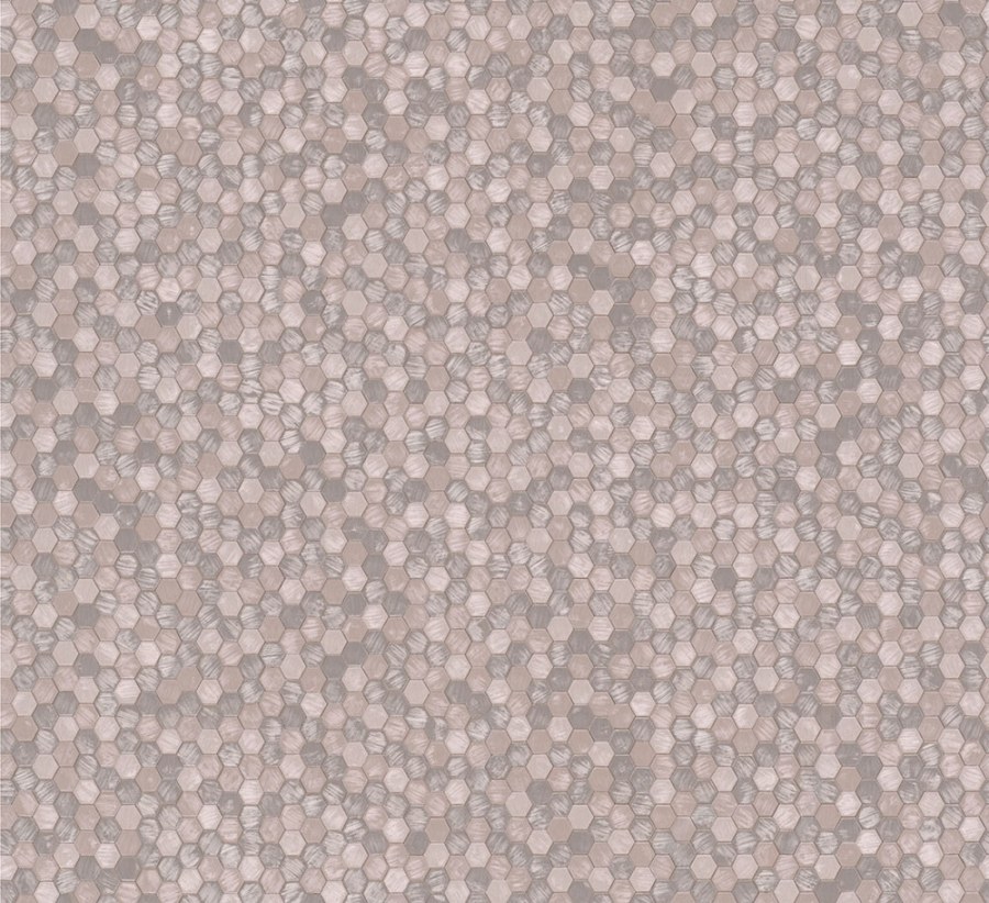 Vliesová tapeta na zeď, růžová, hexagony, 35817, Papis Loveday Fashion Icon, Marburg - Marburg