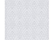 Vliesová tapeta na zeď, šedo-bílá, 3D vzor, 35809, Papis Loveday Fashion Icon, Marburg