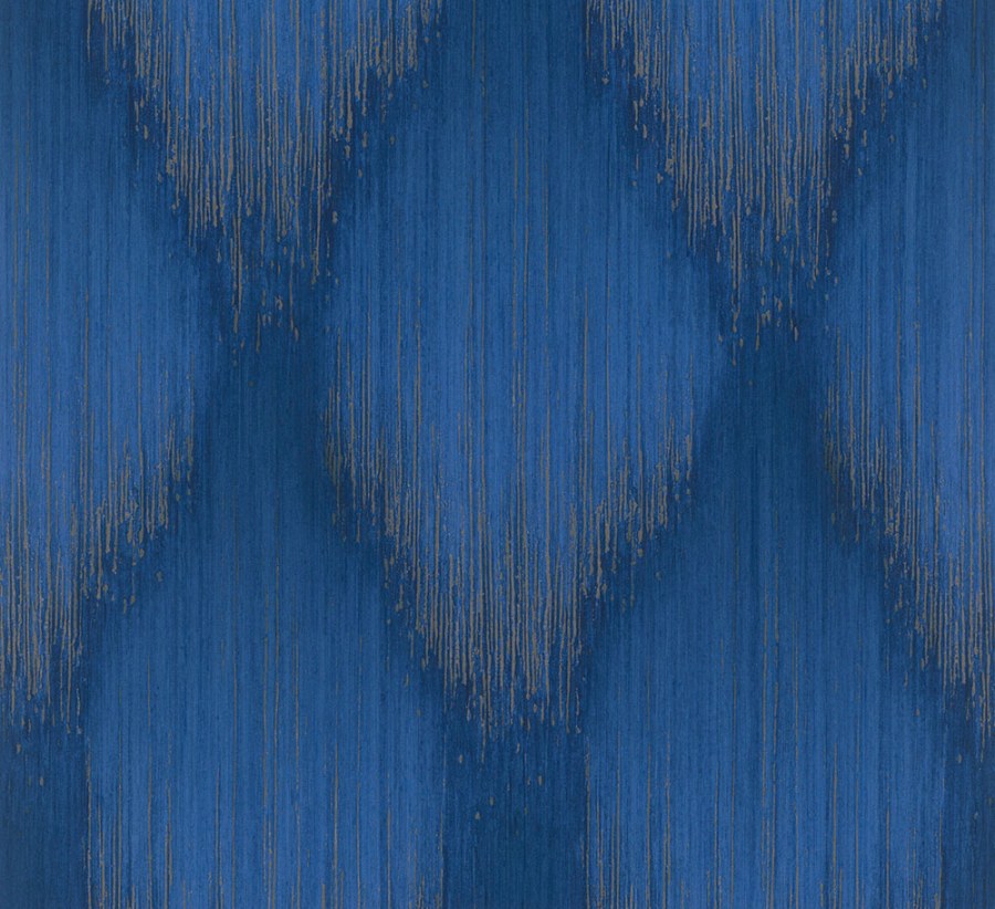 Vliesová tapeta na zeď, modro-zlatá, grafický vzor, 35808, Papis Loveday Fashion Icon, Marburg - Marburg