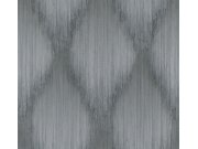 Vliesová tapeta na zeď, šedo-stříbrná, grafický vzor, 35804, Papis Loveday Fashion Icon, Marburg